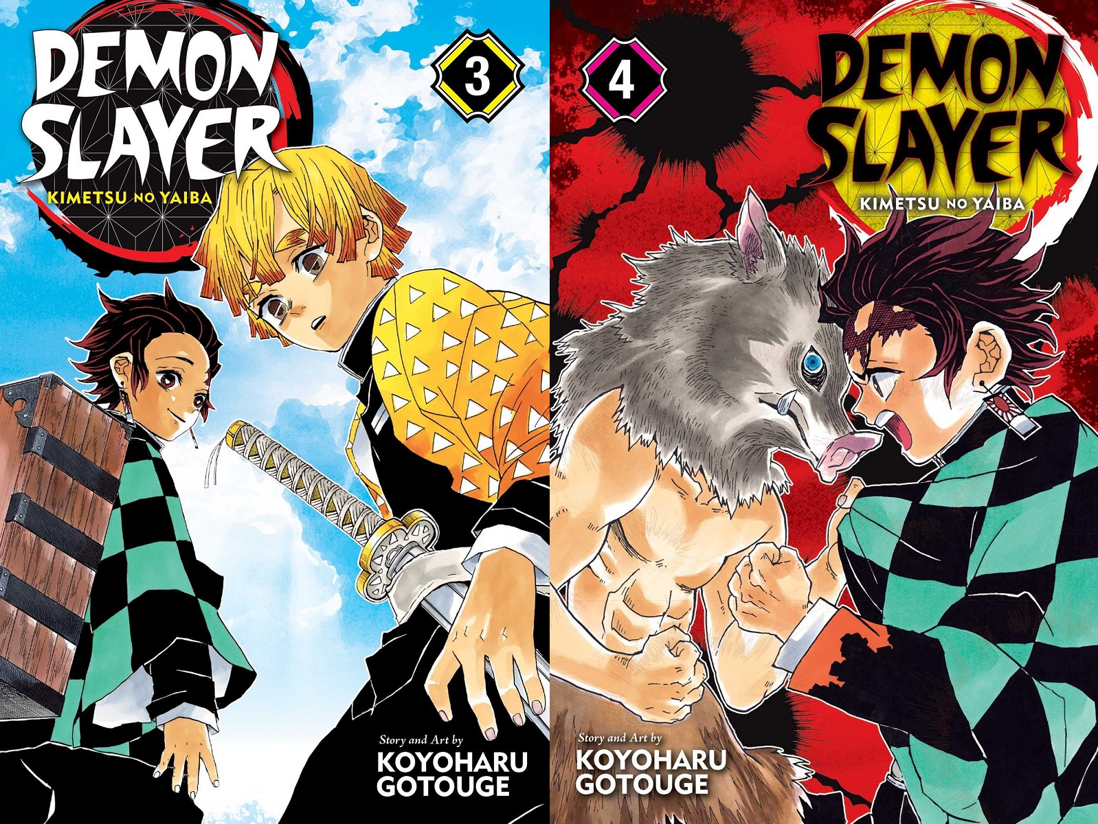 Demon Slayer Kimetsu No Yaiba Volumes 3 And 4 